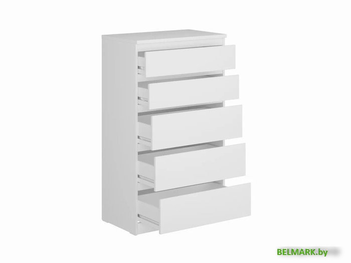 Комод Mio Tesoro Кастор 5 ящиков 2.03.02.070.1 (белый) - фото2
