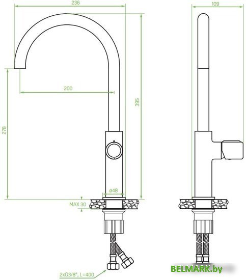 Смеситель Laveo Pretto BAO 768D - фото2