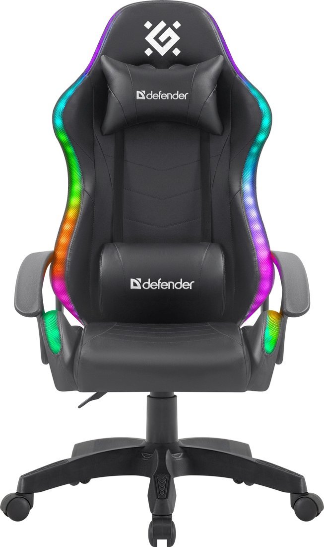 Игровое (геймерское) кресло Defender Factor X (черный) - фото2