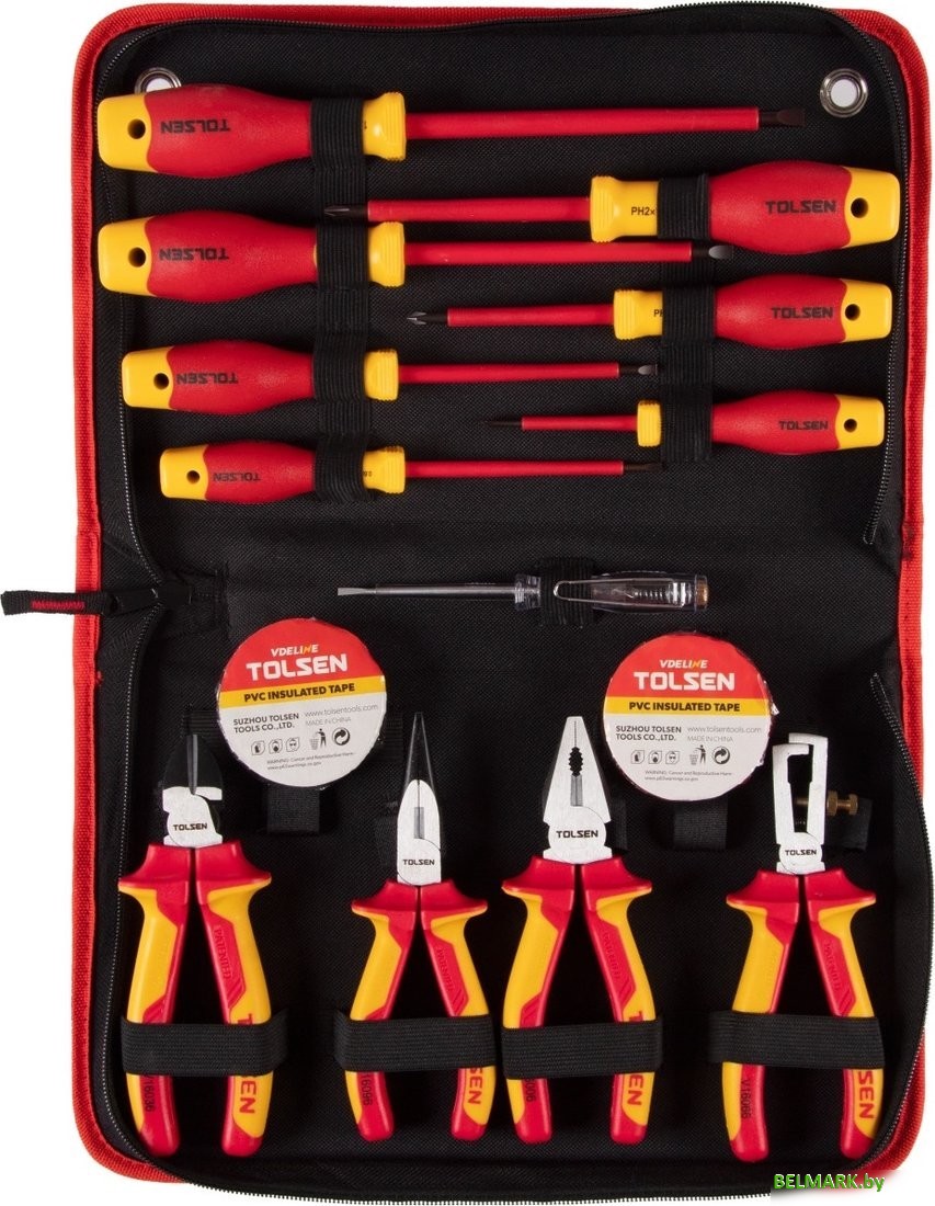 Универсальный набор инструментов Tolsen TTV80114 (14 предметов) - фото