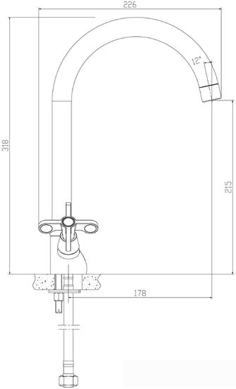 Смеситель Rossinka Silvermix RS42-72 - фото2