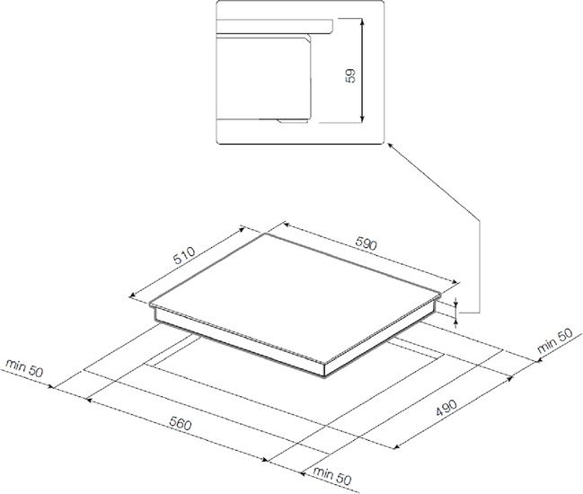 Варочная панель Graude GS 60.3 W - фото2