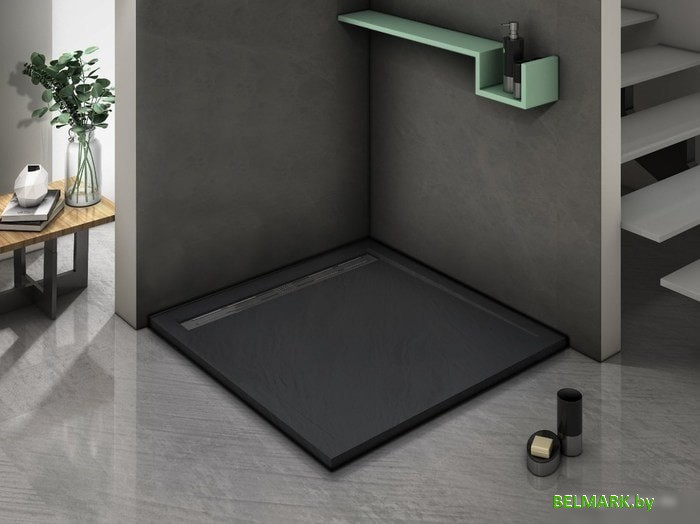 Душевой поддон WeltWasser TRS 90 Stone-BL 90x90 - фото2