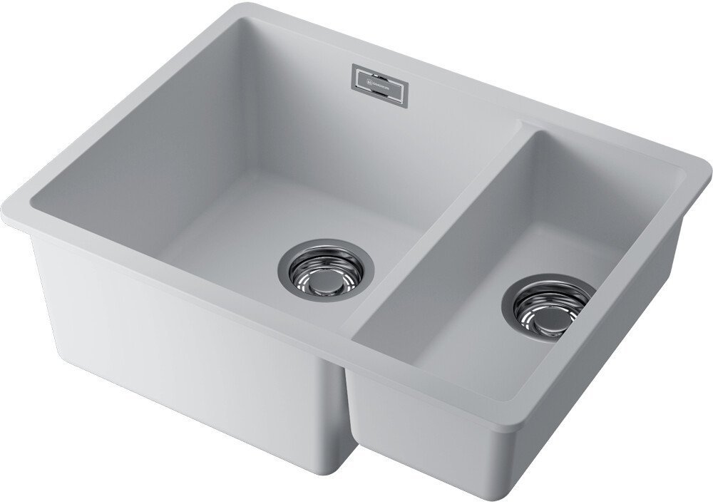 Кухонная мойка Omoikiri Kata 55-2-U WH (белый) - фото