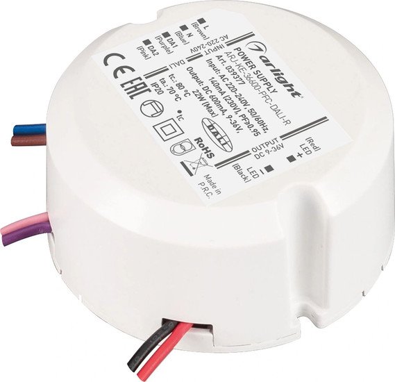 Блок питания Arlight ARJ-KE-36600-PFC-DALI-R 039377 - фото