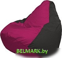Кресло-мешок Flagman Груша Мега XXXL Г3.1-381 (фуксия/черный) - фото