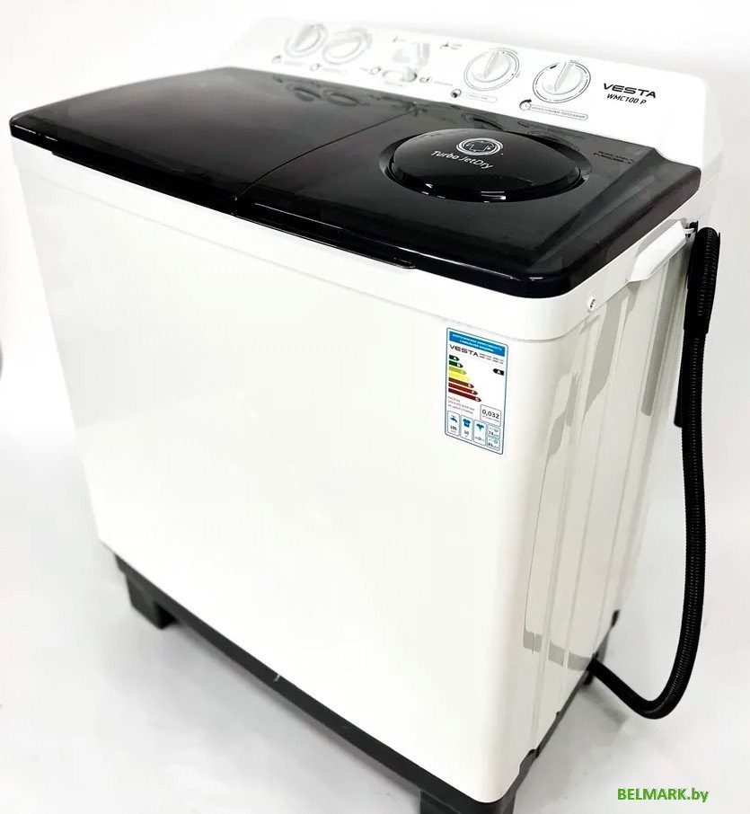Активаторная стиральная машина Vesta WMC100P (серый) - фото