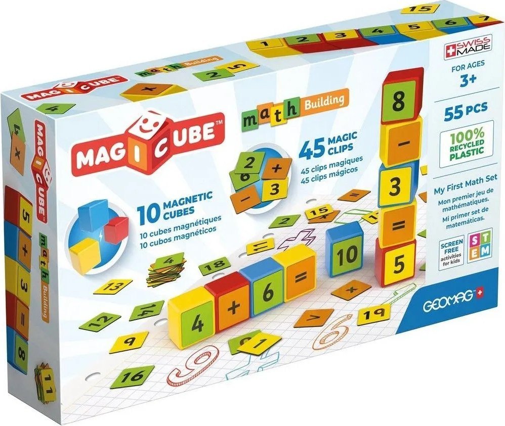 Geomag Магнитные кубики учим математику GM256 - фото