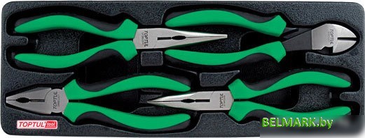 Набор пассатижей Toptul GBAT0402 4 предмета - фото