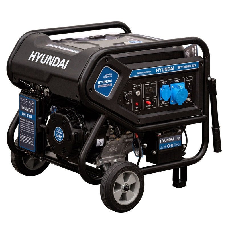 Бензиновый генератор Hyundai HHY10550FE-ATS - фото