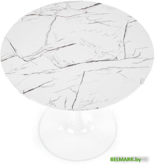 Кухонный стол Halmar Denver 80 (белый мрамор/белый) - фото2