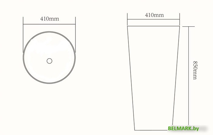 Умывальник SantiLine SL-4012 - фото2