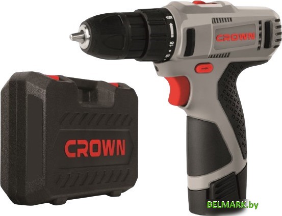 Дрель-шуруповерт Crown CT21053LH-1.5 BMC (с 2-мя АКБ, кейс) - фото