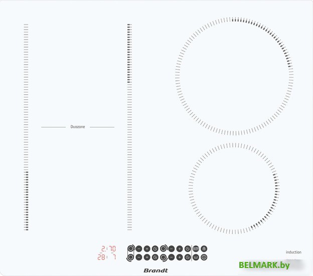 Варочная панель Brandt BPI164DUW - фото