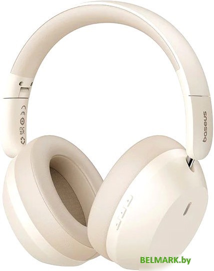 Наушники Baseus Bass 35 Max (бежевый) - фото