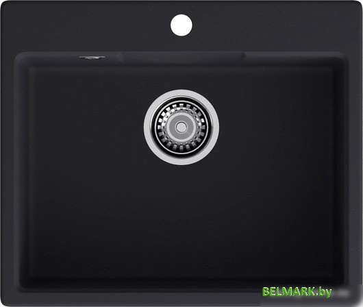 Кухонная мойка GranFest Urban GF-UR-658 (черный) - фото