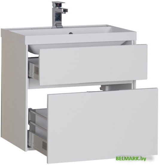 Aquanet Тумба под умывальник Латина 70 (белый) - фото2