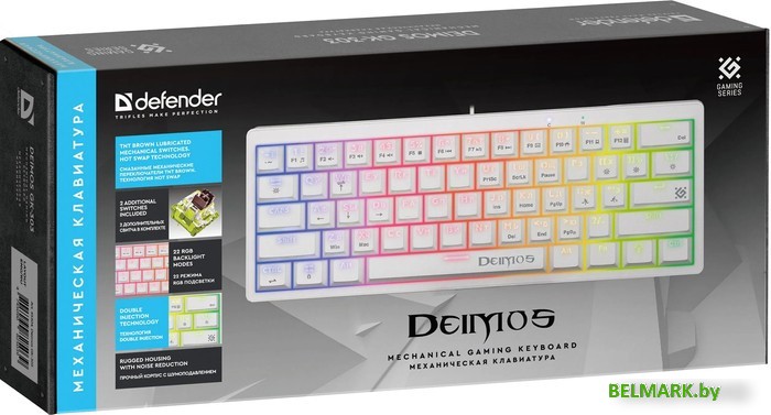 Клавиатура Defender Deimos GK-303 (белый) - фото2