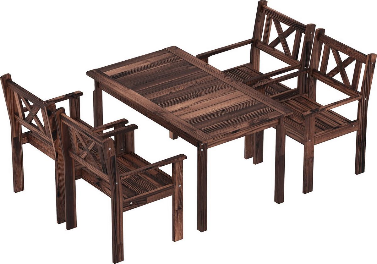 Обеденная группа Sundays Ф-183 1/4 (орех) - фото