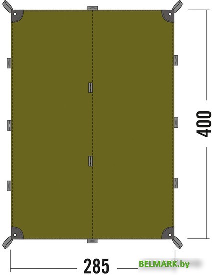 Тент Tatonka Tarp 4 (светло-оливковый) - фото2