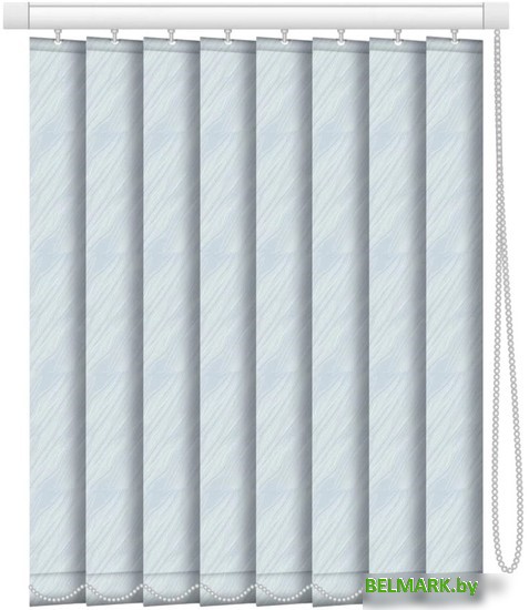 Жалюзи вертикальные АС МАРТ Венера 1608 140x230 (серый) - фото