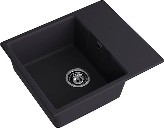 Кухонная мойка GranFest Urban GF-UR-658L (черный) - фото2