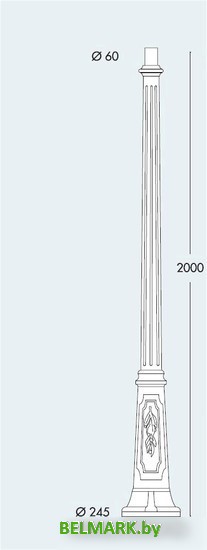 Фонарный столб Fumagalli Ricu 000.157.000.A0 - фото2