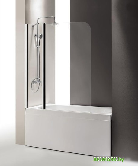 Душевая шторка Cezares Eco-O-V-11-120/140-C-Cr - фото