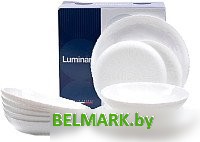 Набор тарелок Luminarc Ammonite White P9101 (18шт) - фото