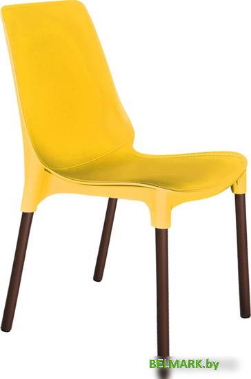 Стул Sheffilton SHT-ST75/S424 (желтый/коричневый муар) - фото