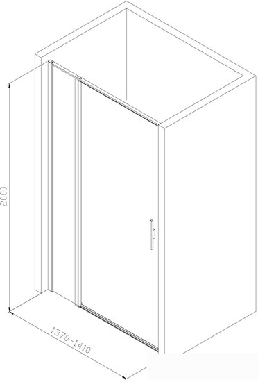 Душевая дверь Allen Brau Priority 3.31011.BA - фото2