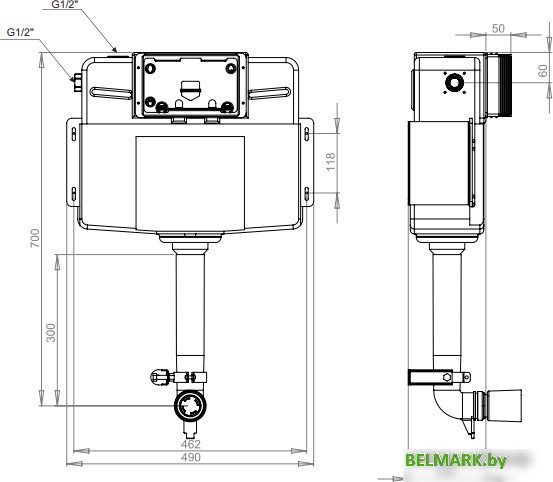 Инсталляция для унитаза Lavinia Boho Relfix 38020010 - фото2