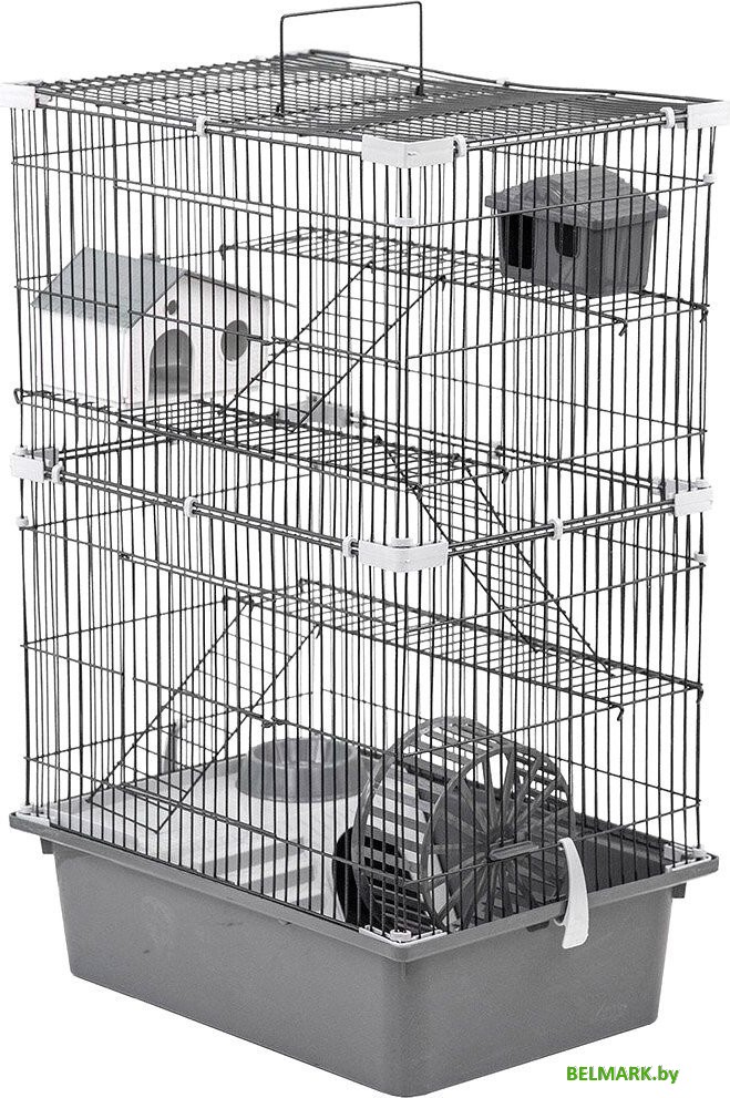 Клетка ЕСО Рикки 43112сер-черн - фото