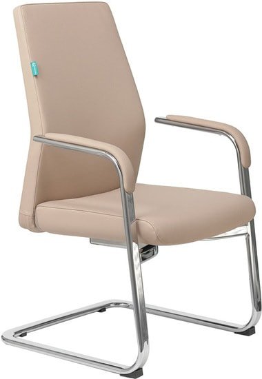 Кресло Бюрократ _JONS-LOW-V (бежевый) - фото