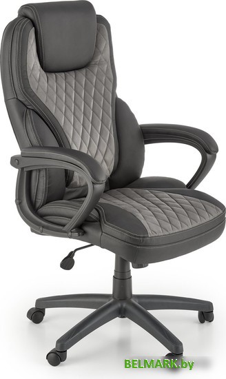 Кресло Halmar Gandalf (черный/серый) - фото