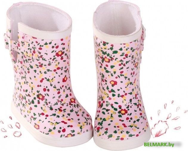Аксессуар Gotz Резиновые сапоги в цветочек 3402150 - фото