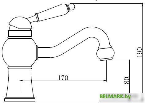Смеситель Kaiser Stone [61211] - фото2