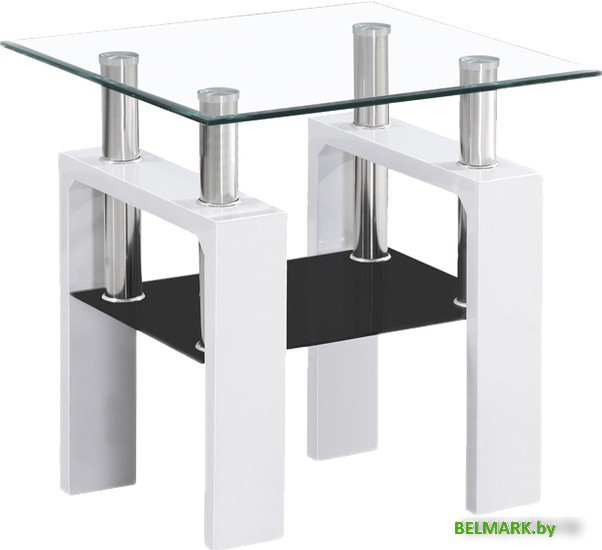 Журнальный столик Signal Lisa D (белый лак) - фото