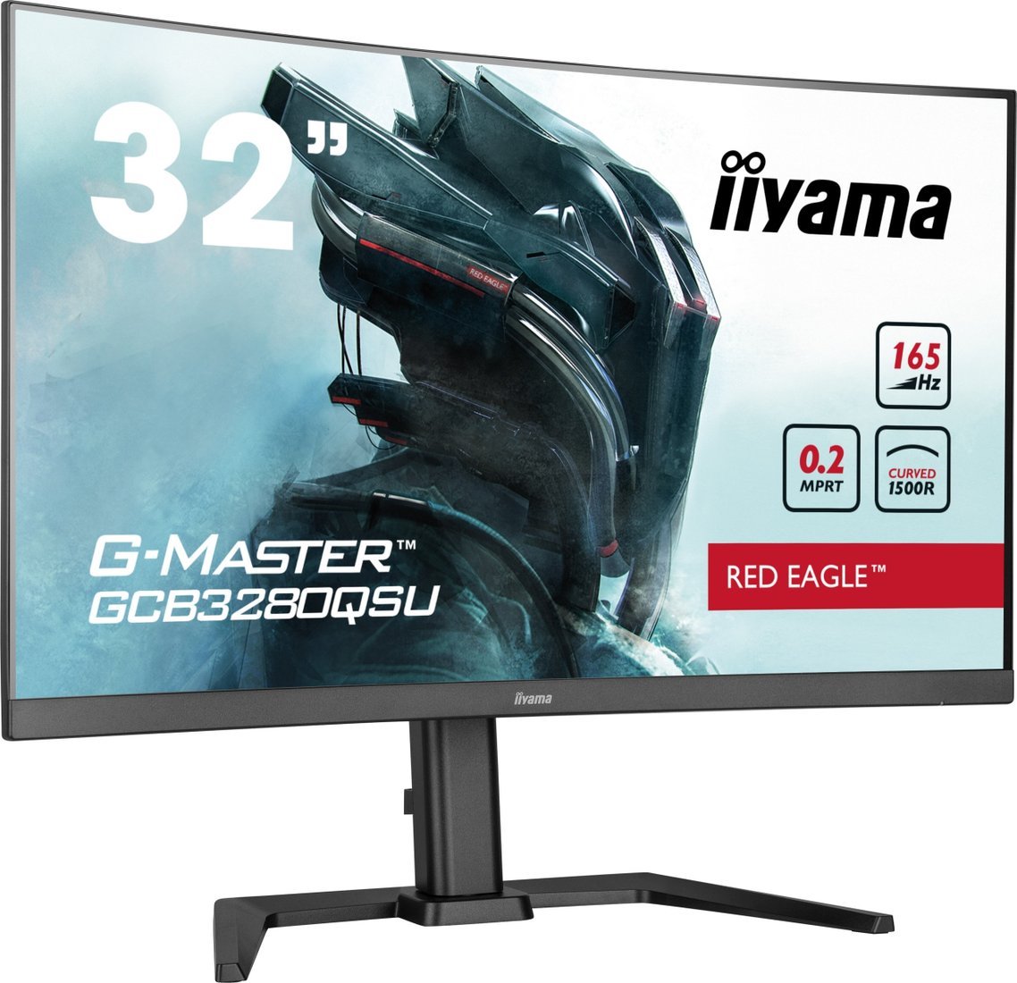 Игровой монитор Iiyama G-Master Red Eagle Curved GCB3280QSU-B1 - фото2