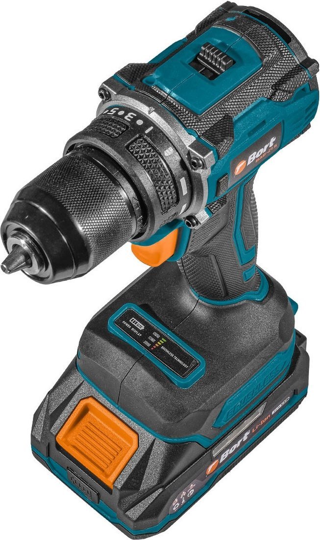 Дрель-шуруповерт Bort BAB-21S 93414912 (с 2-мя АКБ, кейс) - фото2