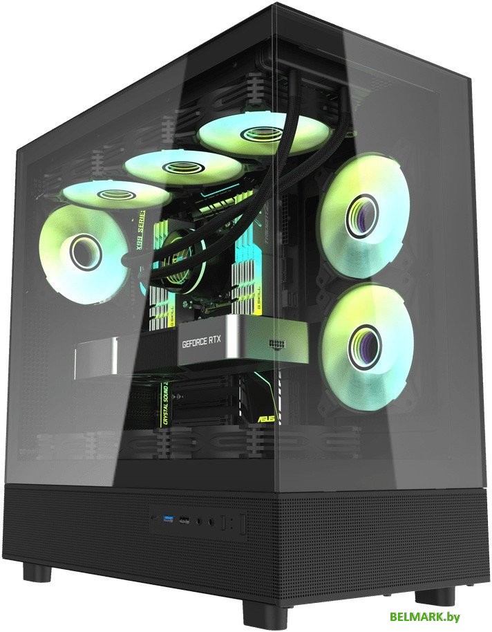 Корпус dark Flash DPX90 (черный) - фото