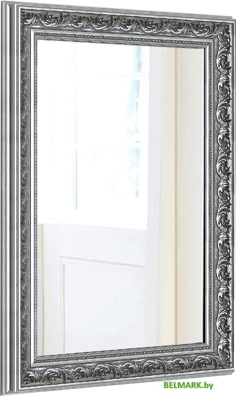 Зеркало Декарт Настенное в раме 8Л2720 (серебристый хром) - фото