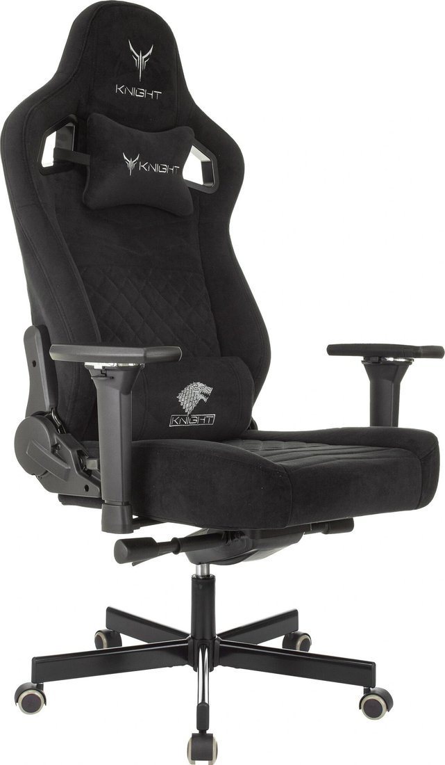 Игровое (геймерское) кресло Knight Hunter (черный Alfa Black) - фото2