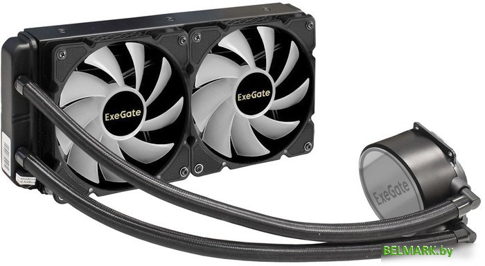 Кулер для процессора ExeGate BlackWater-240.PWM.ARGB EX293458RUS - фото2