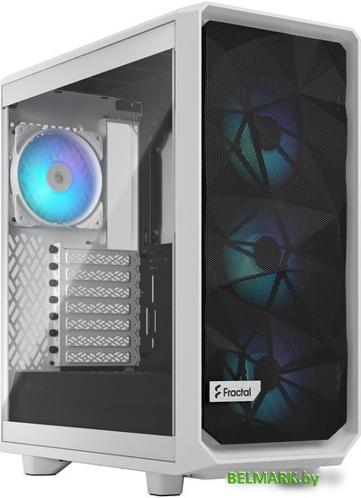 Корпус Fractal Design Meshify 2 Compact RGB White TG Clear Tint FD-C-MES2C-08 - фото