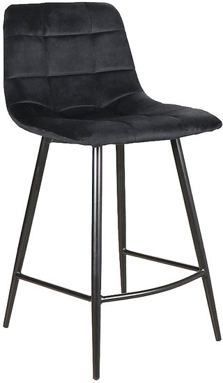 Стул Signal Mila H-2 Velvet (bluvel 14 серый/черный мат) - фото