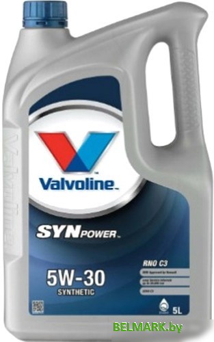 Моторное масло Valvoline SynPower RNO C3 5W-30 5л - фото
