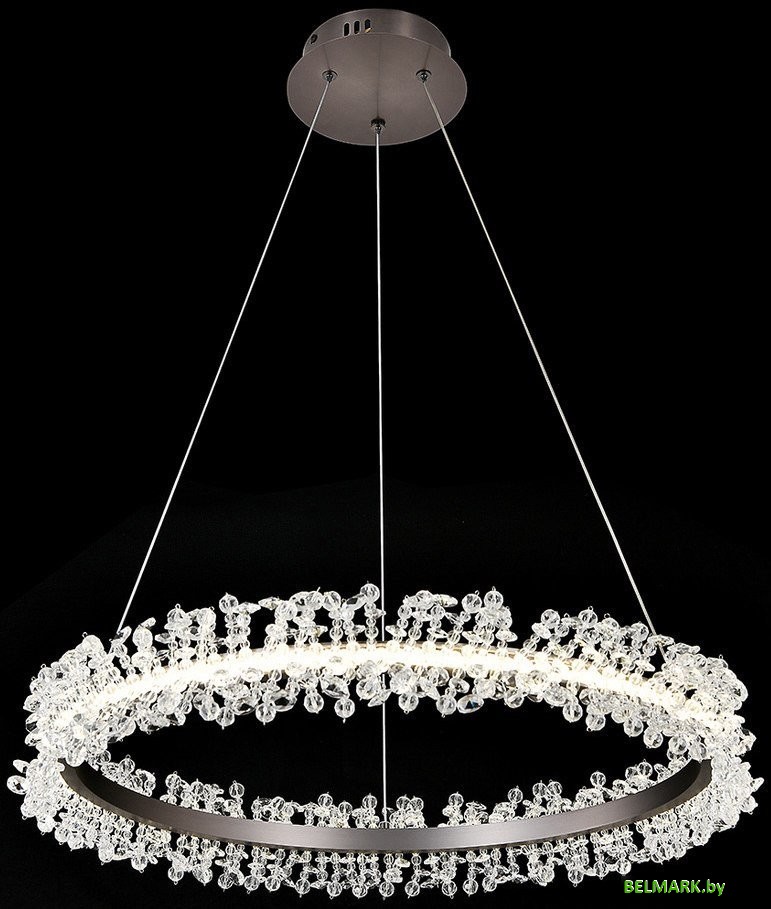 Подвесная люстра Kinklight Лаура 08243.12A (матовый никель) - фото2