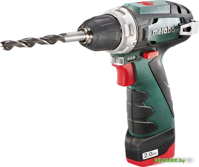 Дрель-шуруповерт Metabo PowerMaxx BS Basic 600080500 (с 2-мя АКБ 2 Ah) - фото