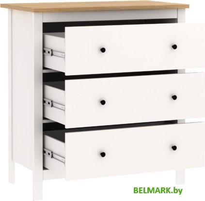 Комод Mio Tesoro Сага 2.08.02.020.14 (белый/ясень) - фото2